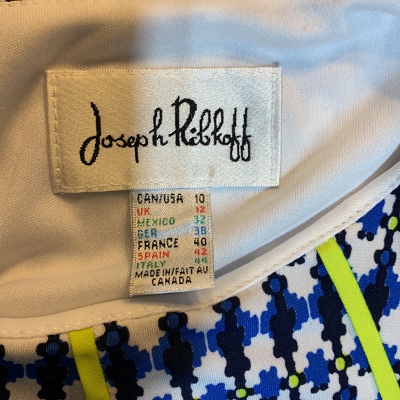 Joseph Ribkoff Modern Sheath Fitted Dress size 10 - Picture 6 of 7